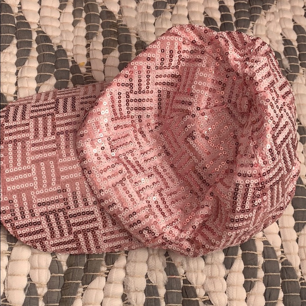 Pink sparkly hat